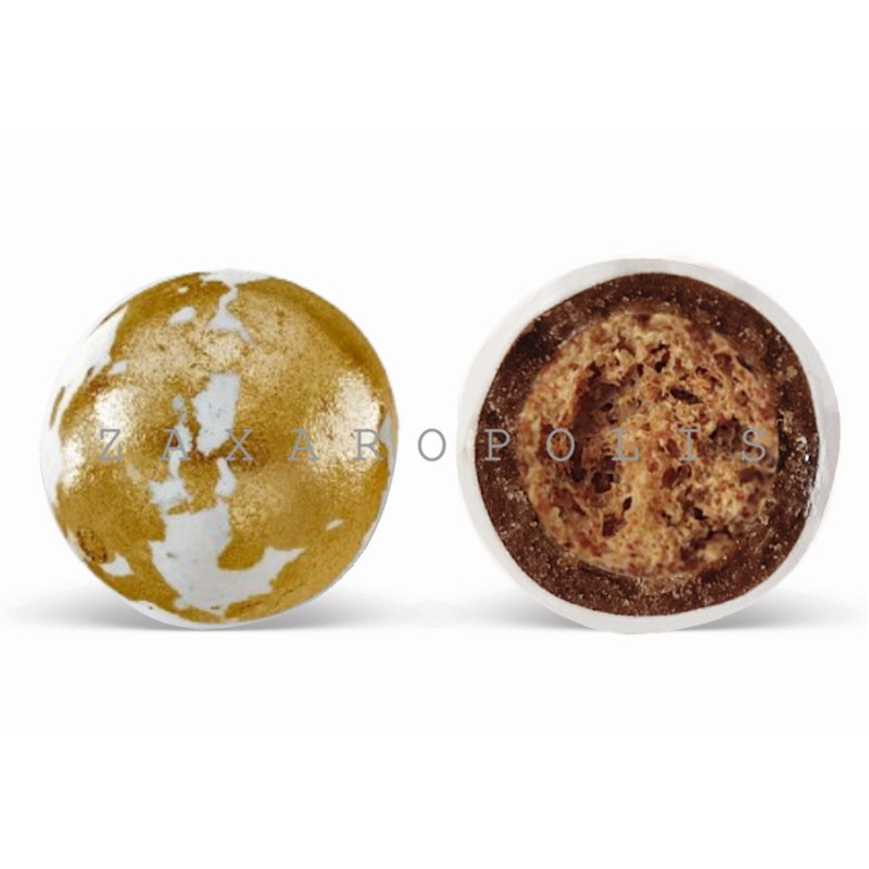 Κουφέτα Zaxaropolis - Crispy Μπρονζέ Πιτσιλωτό (0,8kg.) ≈210τμχ.