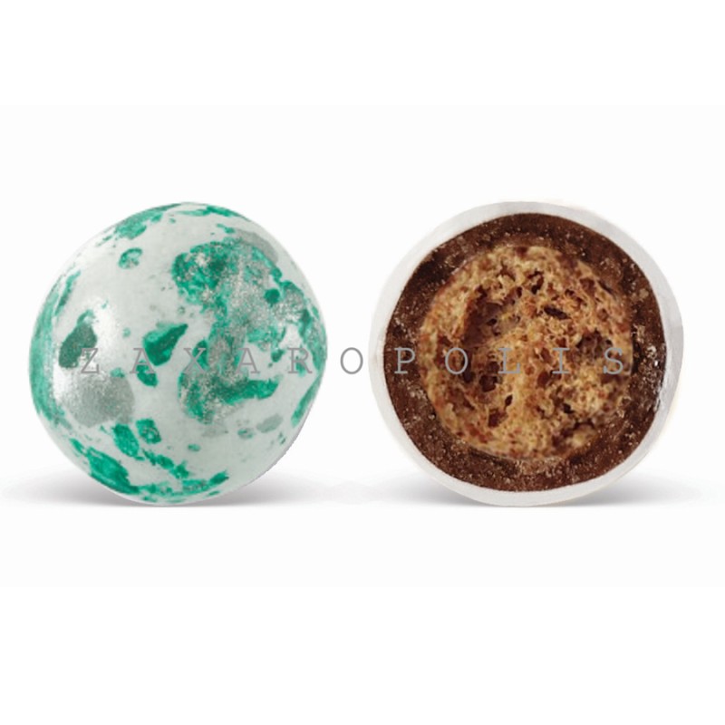 Κουφέτα Zaxaropolis - Crispy Μέντα Πιτσιλωτό (0,8kg.) ≈210τμχ.