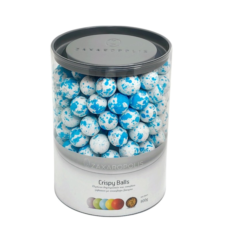 Κουφέτα Zaxaropolis - Crispy Μπλε Πιτσιλωτό (0,8kg.) ≈210τμχ.