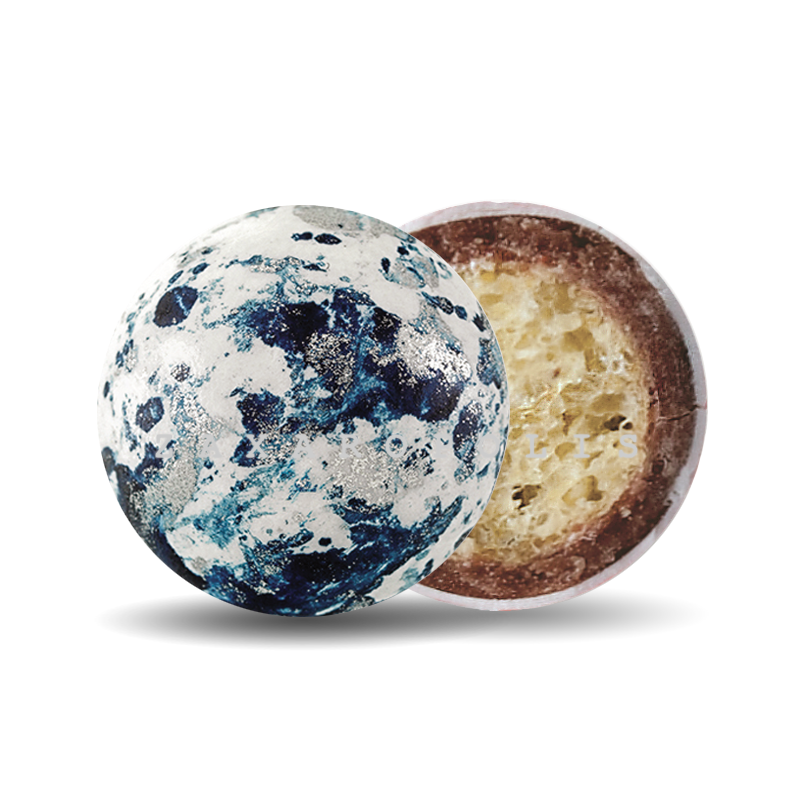 Κουφέτα Zaxaropolis - Crispy Σκούρο Μπλε Πιτσιλωτό (0,8kg.) ≈210τμχ.