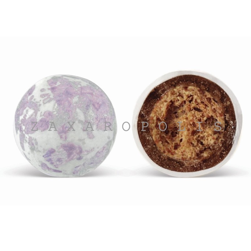 Κουφέτα Zaxaropolis - Crispy Λιλά Πιτσιλωτό (0,8kg.) ≈210τμχ.