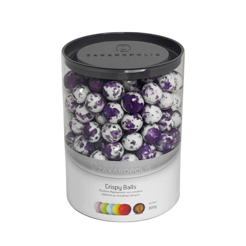 Κουφέτα Zaxaropolis - Crispy Μωβ Πιτσιλωτό (0,8kg.) ≈210τμχ.