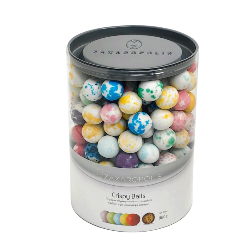 Κουφέτα Zaxaropolis - Crispy Πολύχρωμο Πιτσιλωτό (0,8kg.) ≈210τμχ.