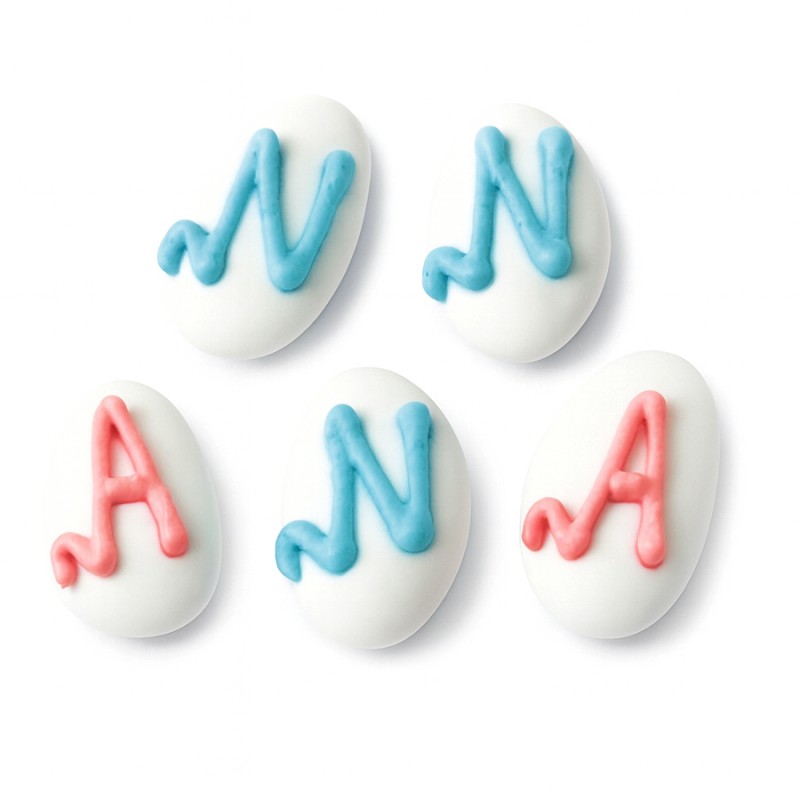 Κουφέτα Zaxaropolis - Διακοσμημένα "Μονόγραμμα" (100τμχ.)