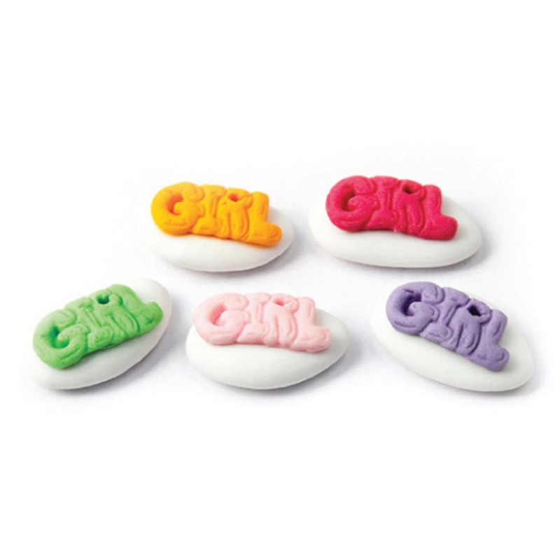 Κουφέτα Zaxaropolis - Διακοσμημένα "Girl" (100τμχ.)