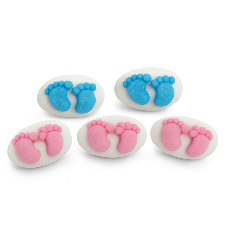 Κουφέτα Zaxaropolis - Διακοσμημένα "Πατουσάκια" (100τμχ.)