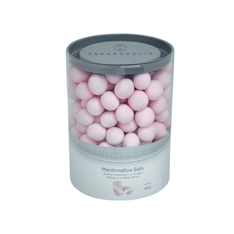 Marshmallow Balls Zaxaropolis - Ροζ Τσιχλόφουσκα (0,8kg.) ≈200τμχ.