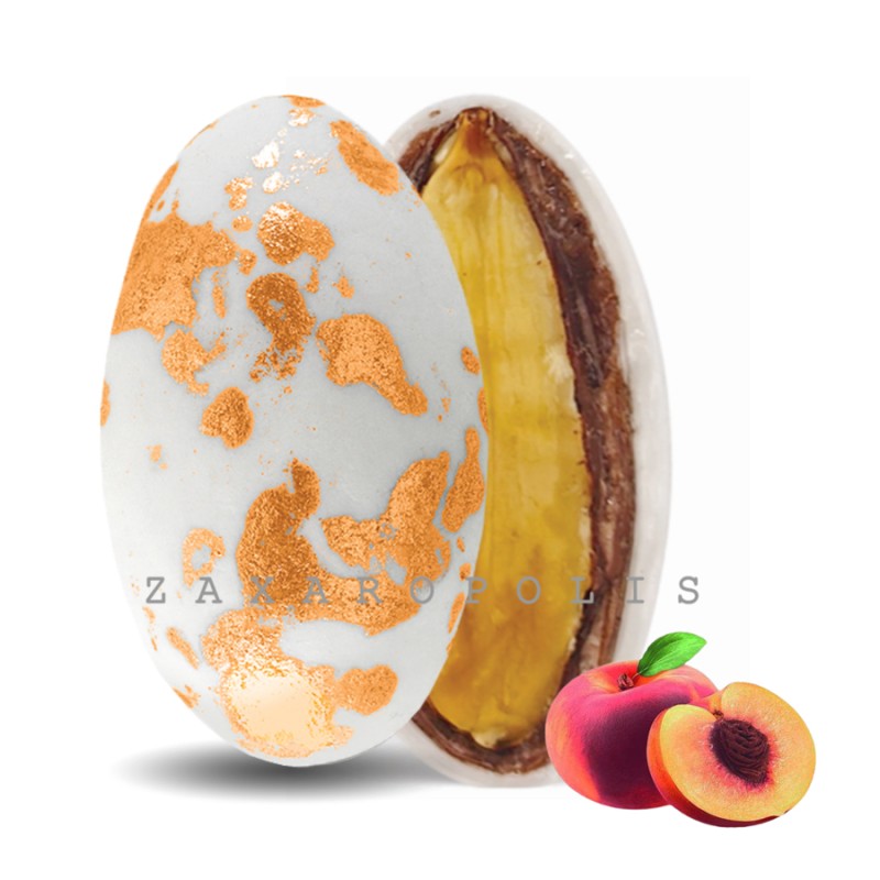 Κουφέτα Zaxaropolis - My Choco Ροδάκινο Ροζ Χρυσό Πιτσιλωτό (1kg.) ≈230τμχ.