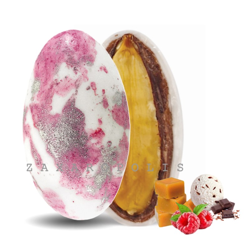 Κουφέτα Zaxaropolis - My Choco Mix Γεύσεων Ροζ Πιτσιλωτό (1kg.) ≈230τμχ.