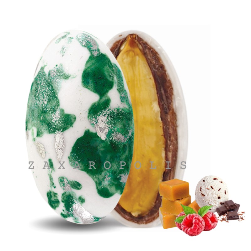 Κουφέτα Zaxaropolis - My Choco Mix Γεύσεων Πράσινο Πιτσιλωτό (1kg.) ≈230τμχ.