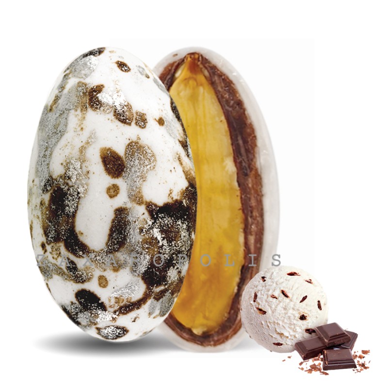 Κουφέτα Zaxaropolis - My Choco Stracciatella Καφέ Πιτσιλωτό (1kg.) ≈230τμχ.