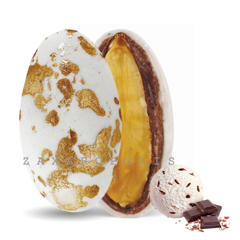 Κουφέτα Zaxaropolis - My Choco Stracciatella Bronze Πιτσιλωτό (1kg.) ≈230τμχ.