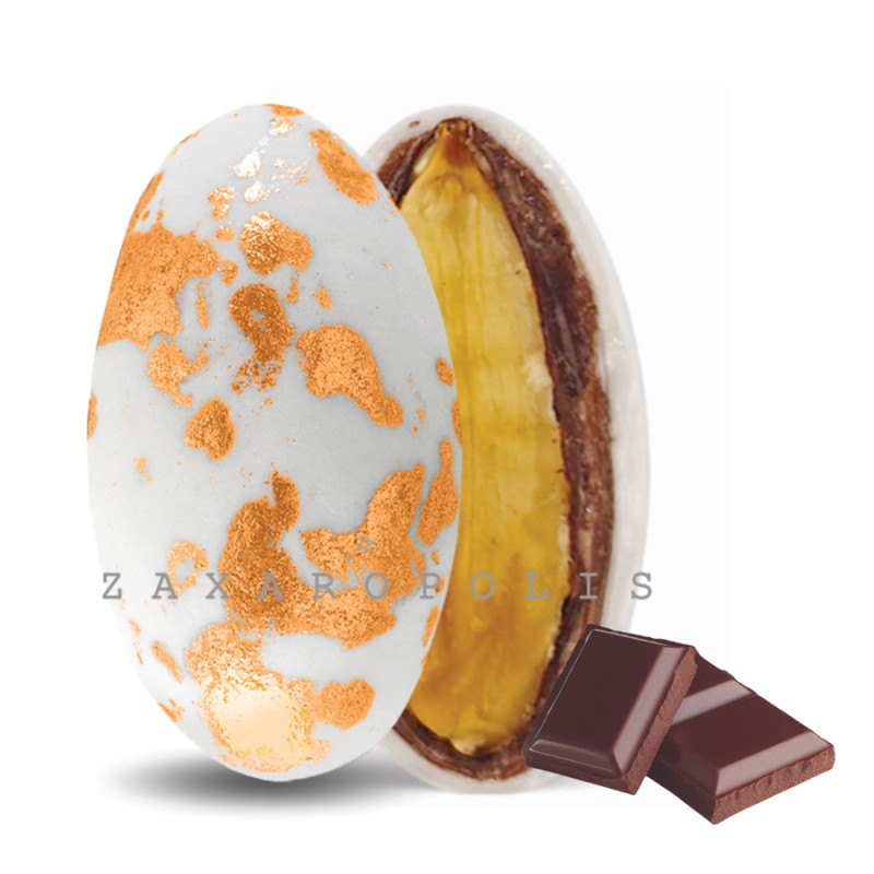 Κουφέτα Zaxaropolis - My Choco Σοκολάτα Ροζ Χρυσό Πιτσιλωτό (1kg.) ≈230τμχ.