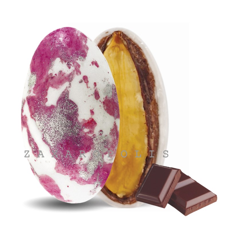 Κουφέτα Zaxaropolis - My Choco Σοκολάτα Φούξια Πιτσιλωτό (1kg.) ≈230τμχ.