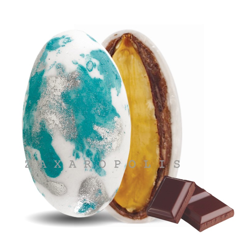 Κουφέτα Zaxaropolis - My Choco Σοκολάτα Τιρκουάζ Πιτσιλωτό (1kg.) ≈230τμχ.