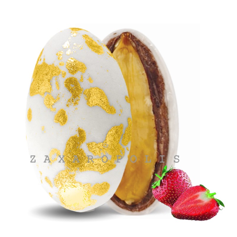 Κουφέτα Zaxaropolis - My Choco Φράουλα Χρυσό Πιτσιλωτό (1kg.) ≈230τμχ.