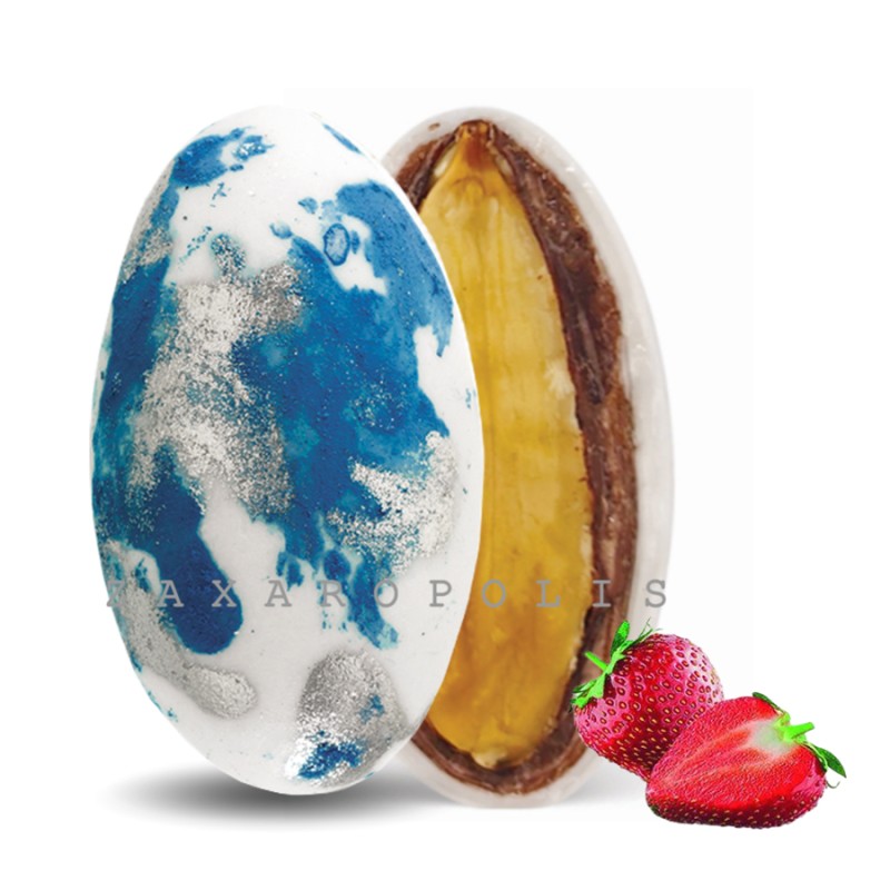 Κουφέτα Zaxaropolis - My Choco Φράουλα Μπλε Πιτσιλωτό  (1kg.) ≈230τμχ.