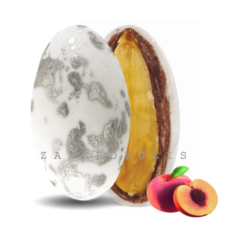 Κουφέτα Zaxaropolis - My Choco Ροδάκινο Ασημί Πιτσιλωτό (1kg.) ≈230τμχ.