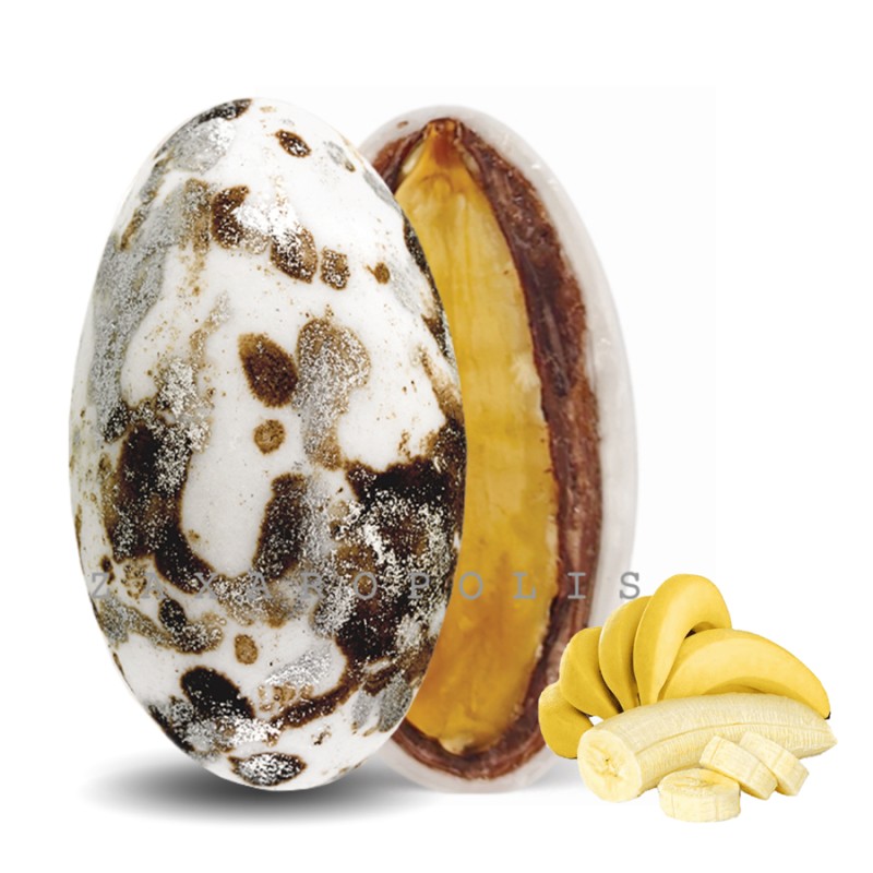 Κουφέτα Zaxaropolis - My Choco Μπανάνα Καφέ Πιτσιλωτό (1kg.) ≈230τμχ.