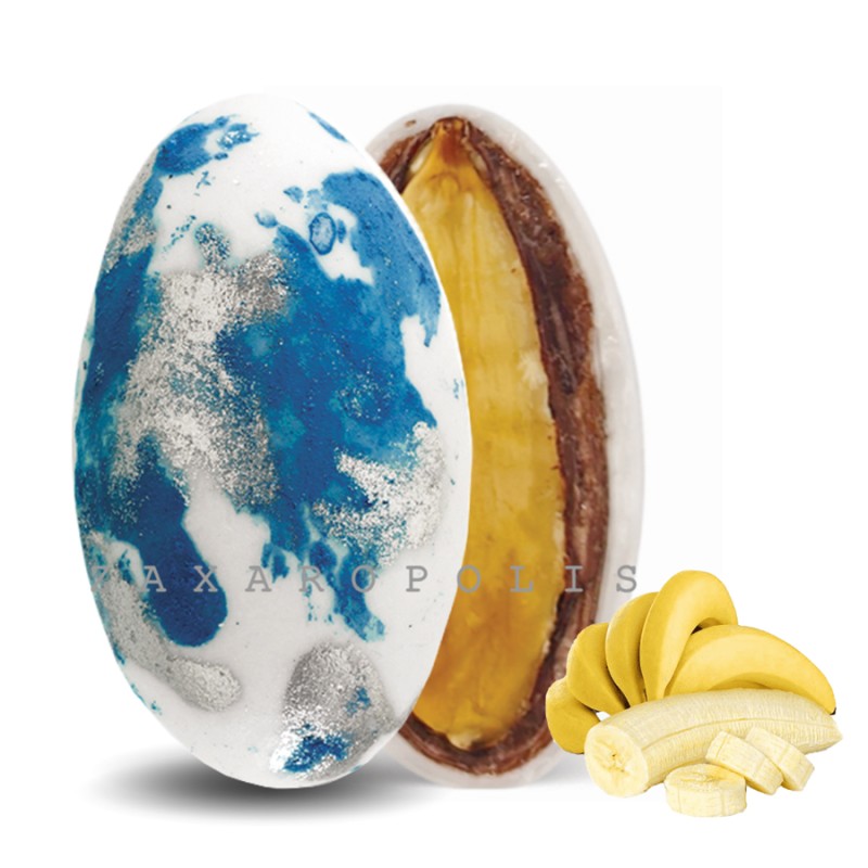 Κουφέτα Zaxaropolis - My Choco Μπανάνα Μπλε Πιτσιλωτό (1kg.) ≈230τμχ.