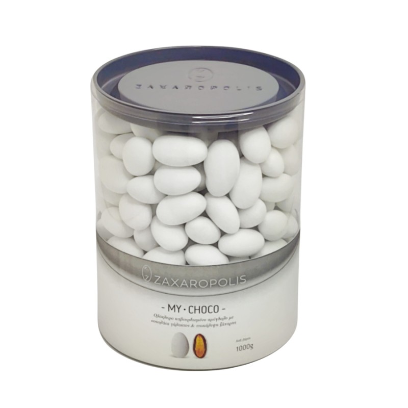 Κουφέτα Zaxaropolis - My Choco Βατόμουρο Λευκό (1kg.) ≈230τμχ.