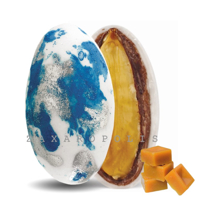 Κουφέτα Zaxaropolis - My Choco Καραμέλα Μπλε Πιτσιλωτό (1kg.) ≈230τμχ.