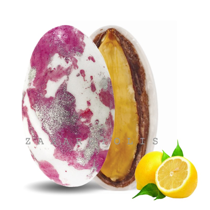 Κουφέτα Zaxaropolis - My Choco Λεμόνι Φούξια Πιτσιλωτό (1kg.) ≈230τμχ.