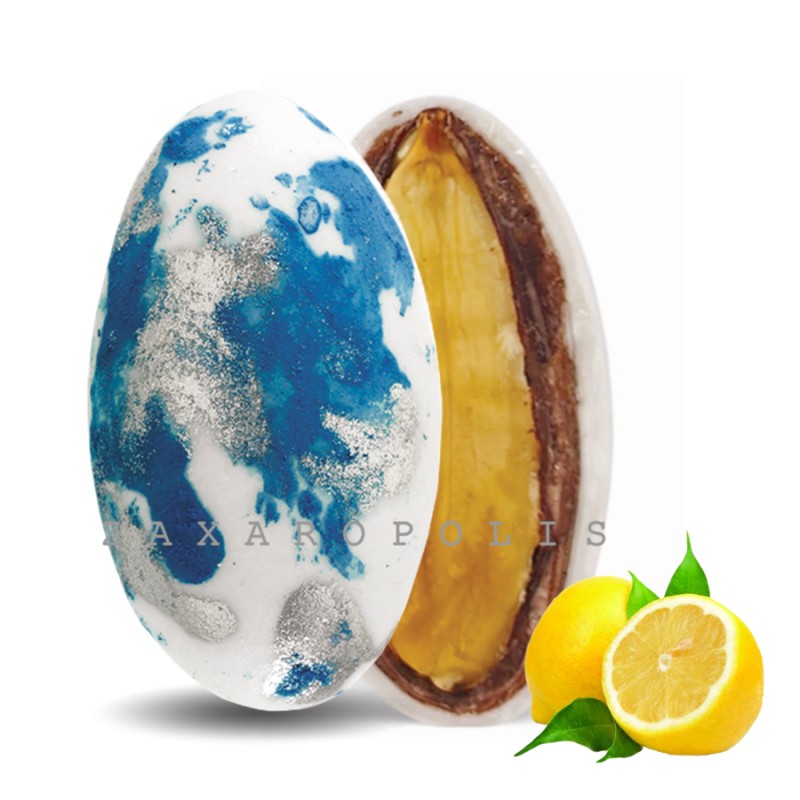 Κουφέτα Zaxaropolis - My Choco Λεμόνι Μπλε Πιτσιλωτό (1kg.) ≈230τμχ.