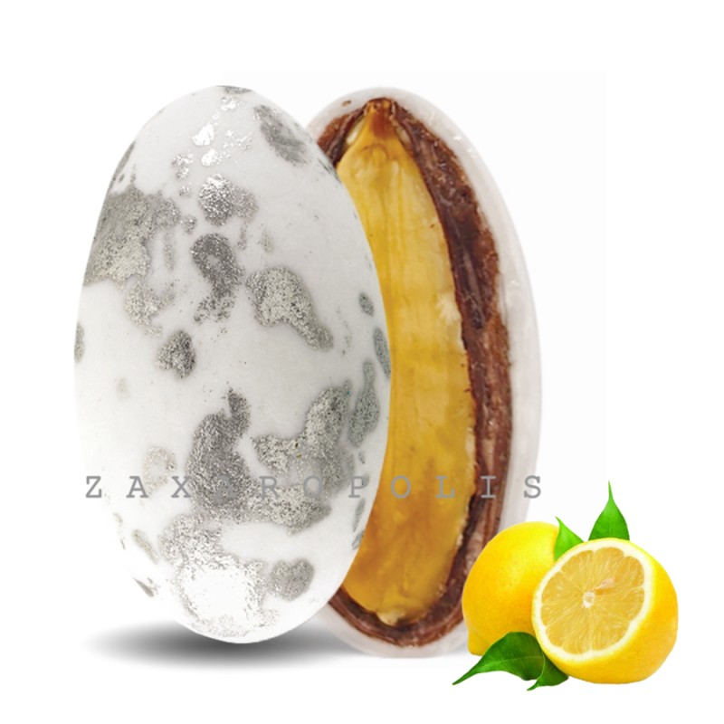 Κουφέτα Zaxaropolis - My Choco Λεμόνι Ασημί Πιτσιλωτό (1kg.) ≈230τμχ.