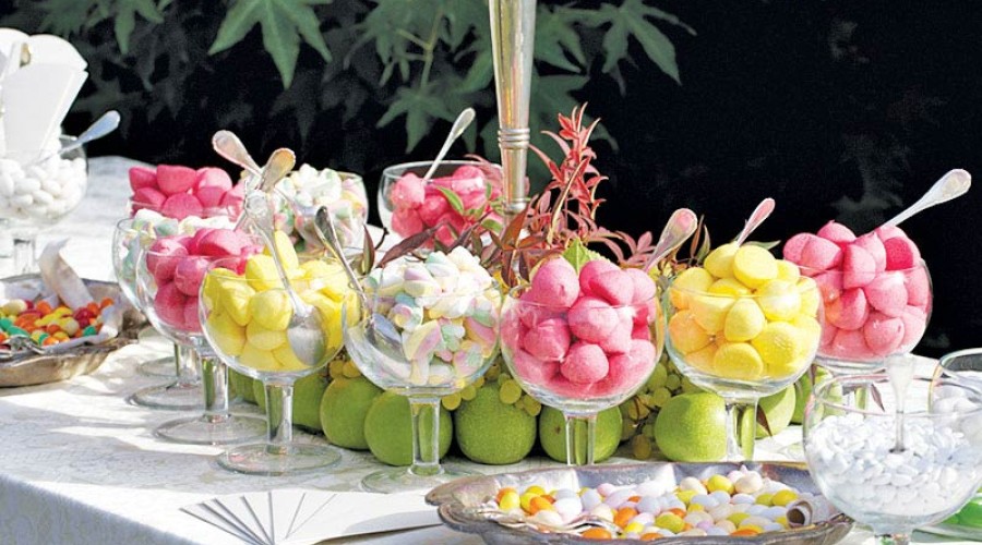 Κουφέτα και Marshmallows στο Candy Bar: Τι να επιλέξω?